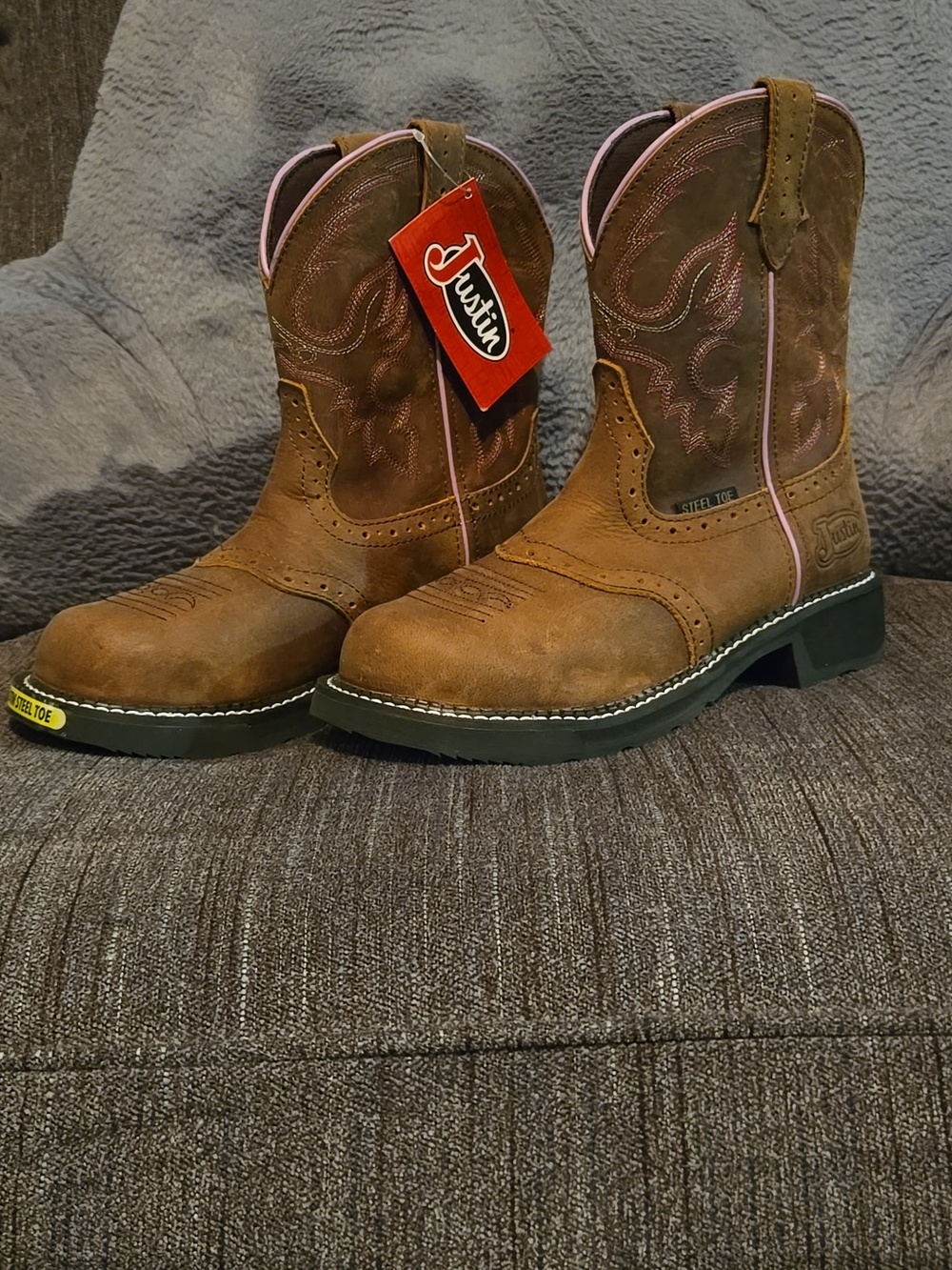 Justin Ladies ASTM Steeltoe Boots